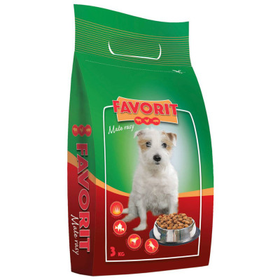 Karma dla psa FAVORIT małe rasy 3kg